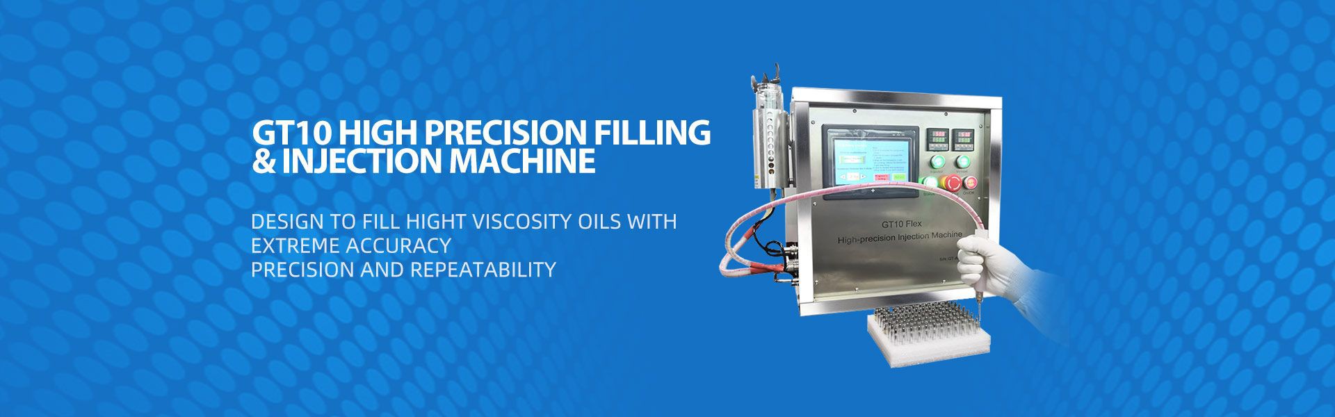 GT10 HIGH PRECISION FILLING&INJECTION MACHINE