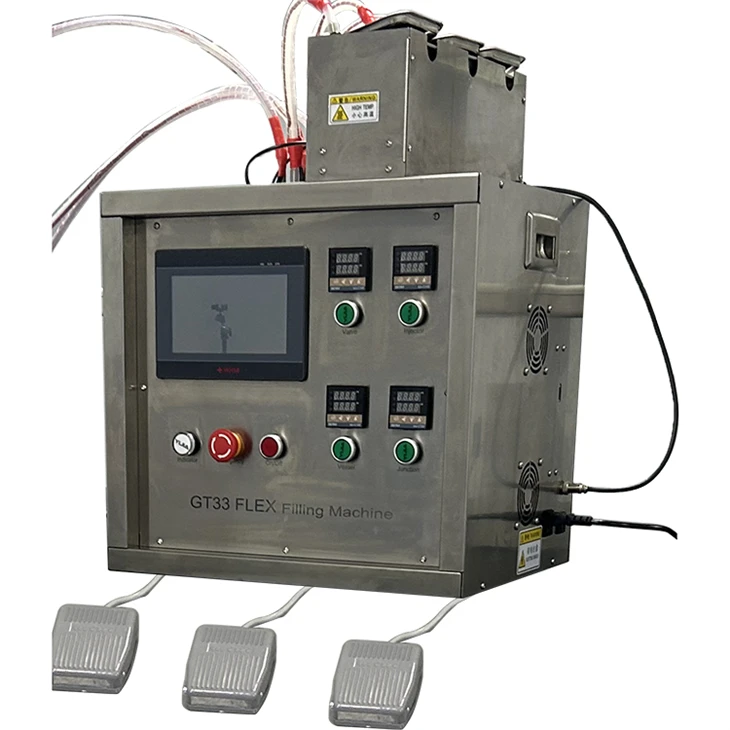 GT33 Automatic CBD/THC/HHC Thick Oil Filling Machine For Medium-Size Business