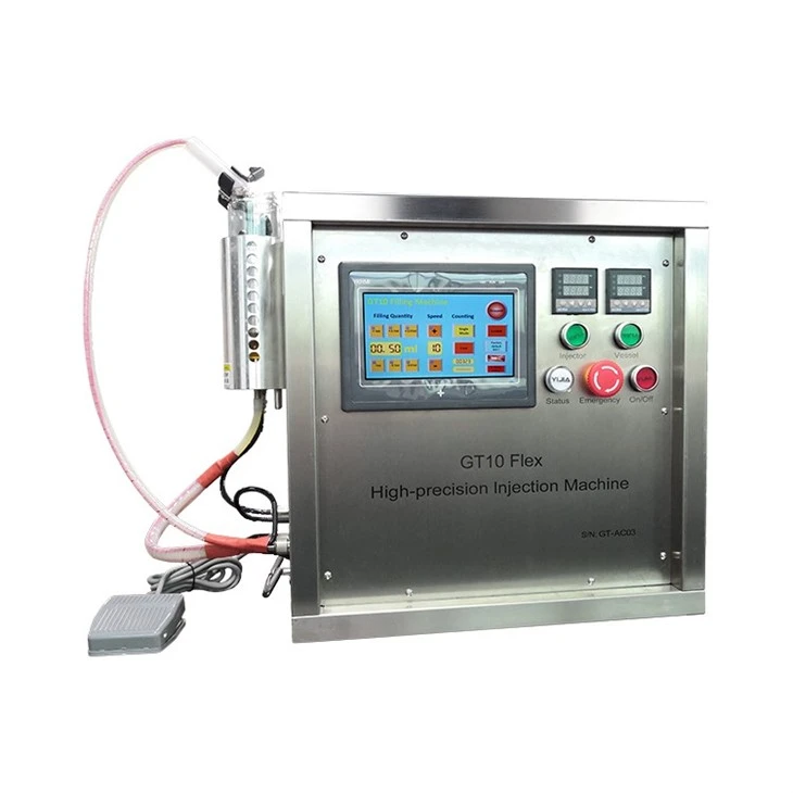 High Precision Oil Filling Machine GT10 For 1ml 2ml 5ml CBD THC Delta-8 Live Resin