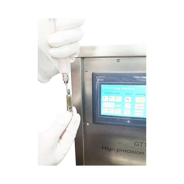 US Hot Selling High Efficiency 510 Cartridge / Vape Pen Filling Machine GT10